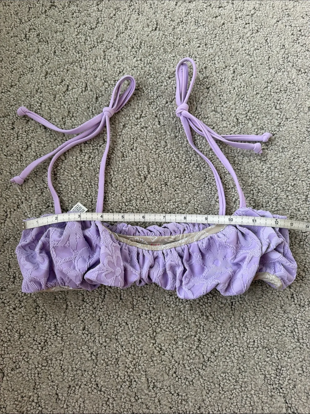 Free People Free-est Perri Kini Top Purple Bikini Top Women’s Size S NWOT